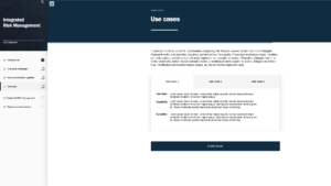 Articulate Rise use cases page showcasing detailed tables of business scenarios.