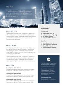 An unstructured, raw business case study before refinement. The document lacks branding, structure, and readability, highlighting the need for corporate case study refinement and a professional case study layout to make it more engaging.