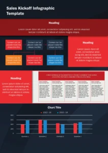 Custom sales infographic design featuring structured business data visualization. This professional infographic development presents key sales insights with engaging graphics, ensuring a polished corporate infographic design for enterprise use.
