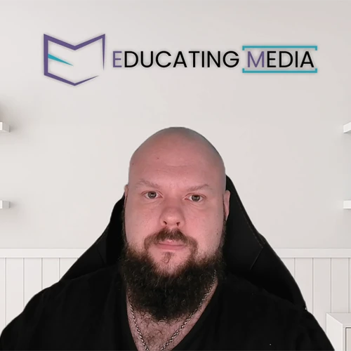Interactive portrait of Chris from Educating Media